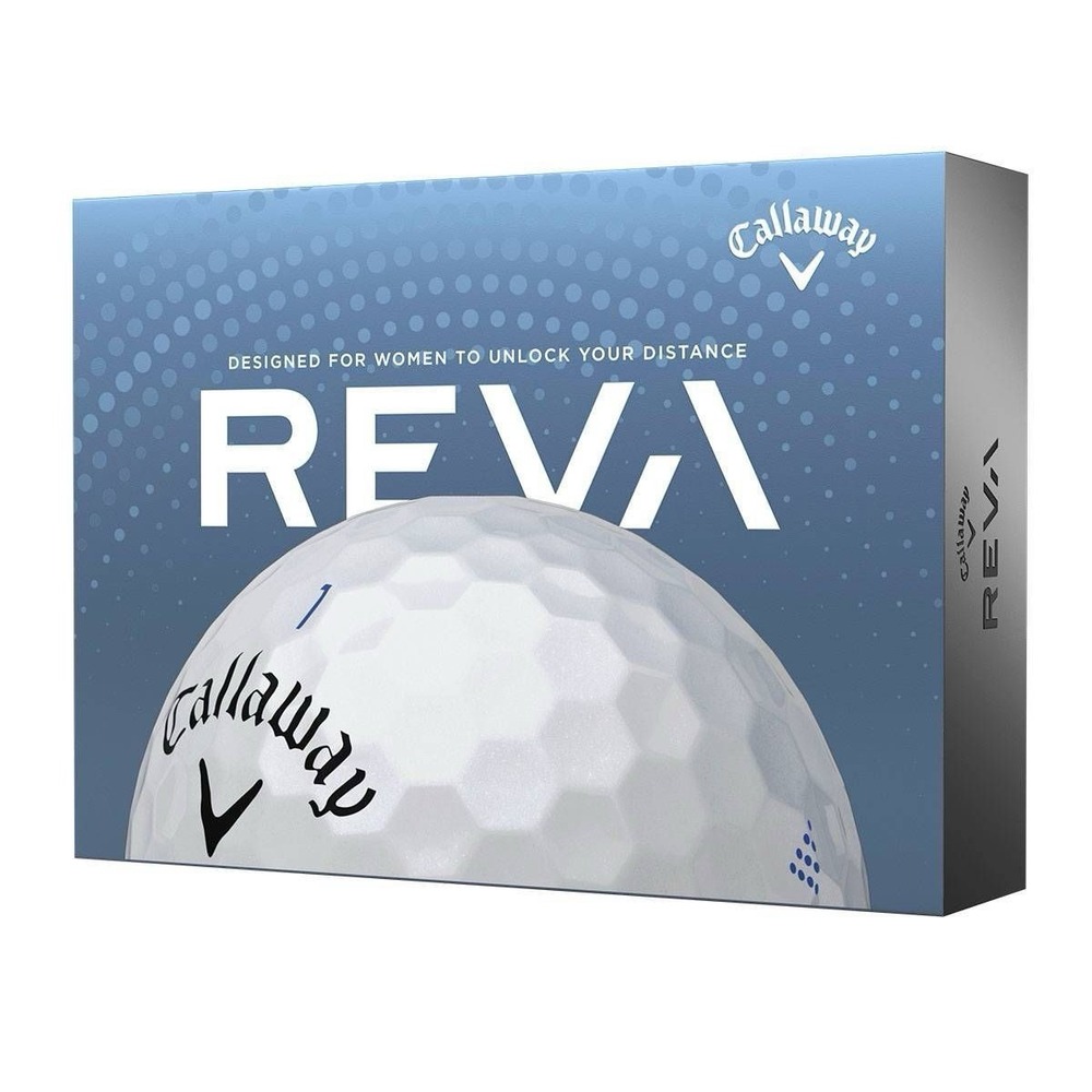 Callaway REVA Pearl Women's Golf Balls (12) Designed for Distance & Control NIB